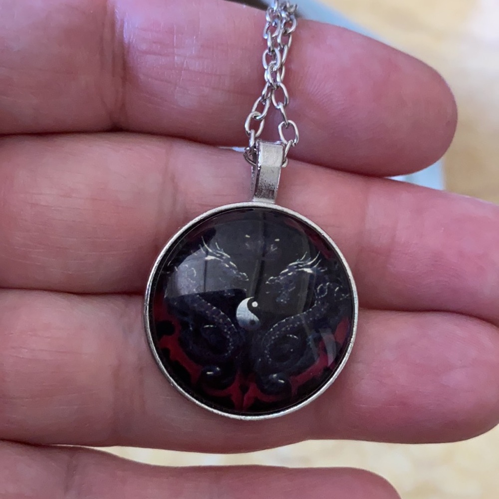 Vintage dragon necklace - Picture 4 of 5